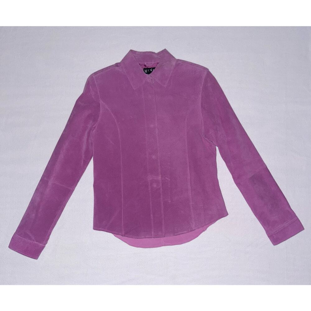 Pink Vintage Leather Jacket